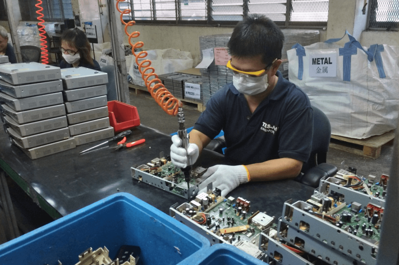 recyclage déchets électroniques Singapour