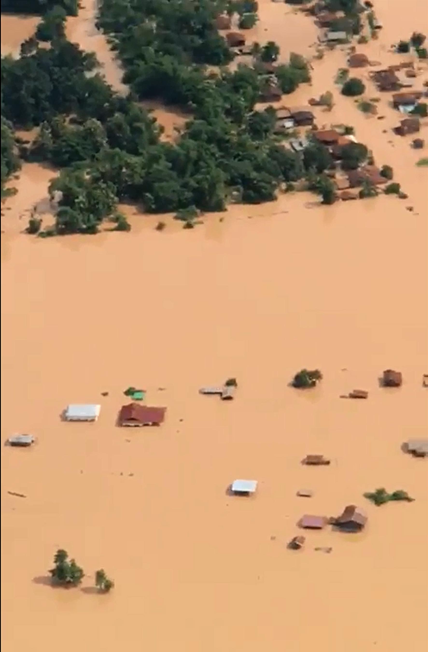 Effondrement barrage Laos