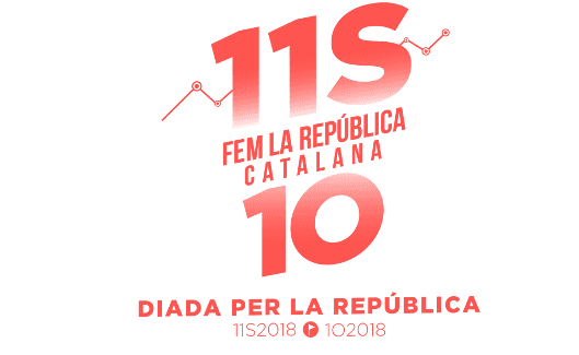 diada 2018 fête nationale Catalogne