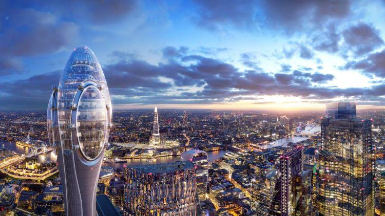 the tulip projet urbanisme gratte-ciel building skyline londres