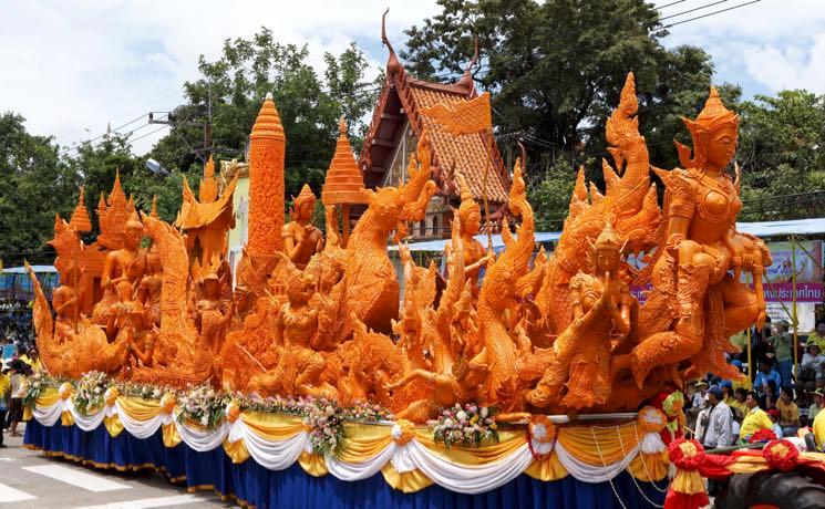 Le Festival bougies en Thailande