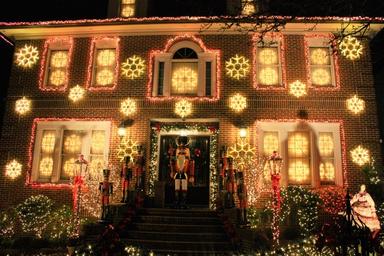 Décorations de Noël à Dyker Heights, à New York