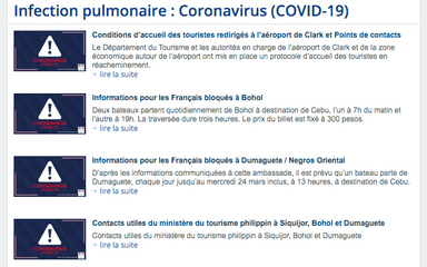 informations crise coronavirus