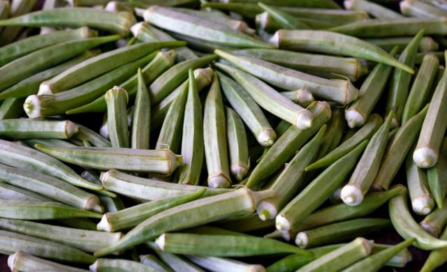 des okras, des légumes courant en Inde