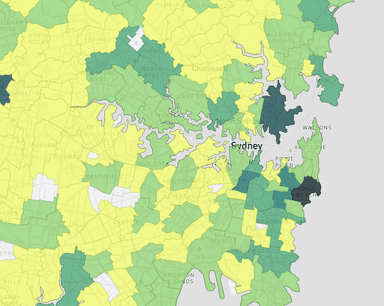 heat map NSW Health