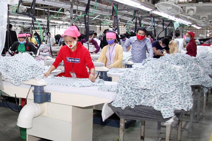 industrie textiles, exportations