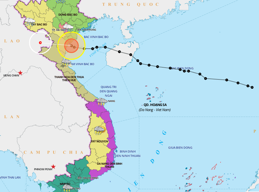 vietnam typhon inondation glissement 