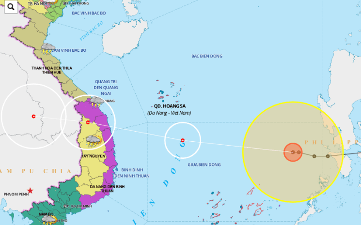 vietnam typhon molave évacuation