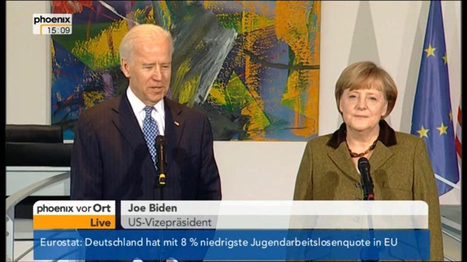 Joe Biden Angela Merkel