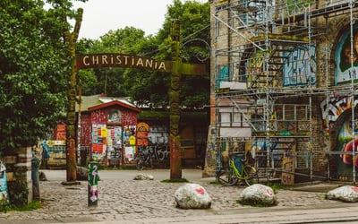 Christiania ville libre Copenhague Danemark 