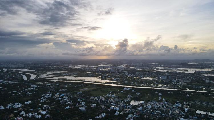 pluie chennai india inde inondations cyclone 2020