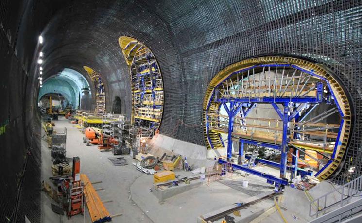 construction métro train sydney