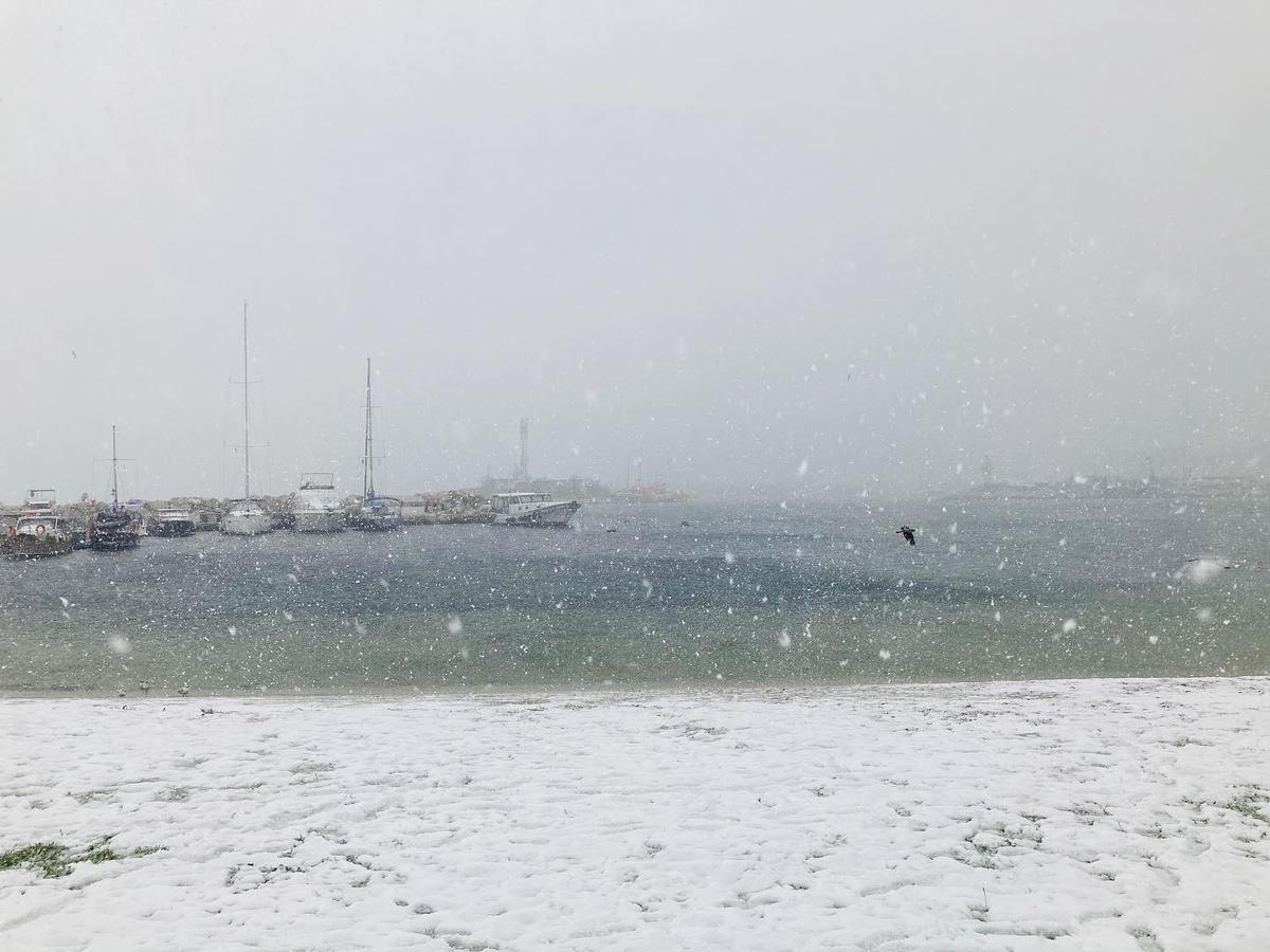 Istanbul neige février 2021 Turquie