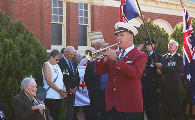 Une fanfare lors de l'ANZAC Day à Sydney 