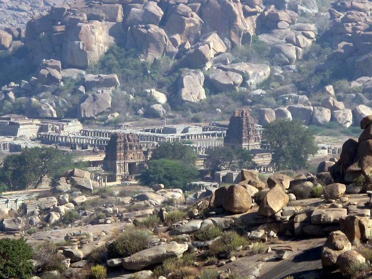 Hampi India inde vue de Matanga