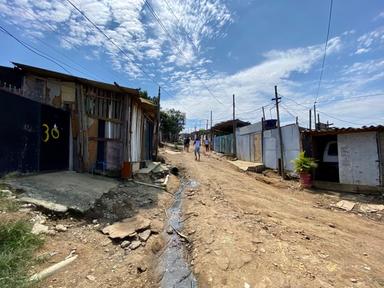 Dans une rue de l'ocupação Anchieta, à São Paulo