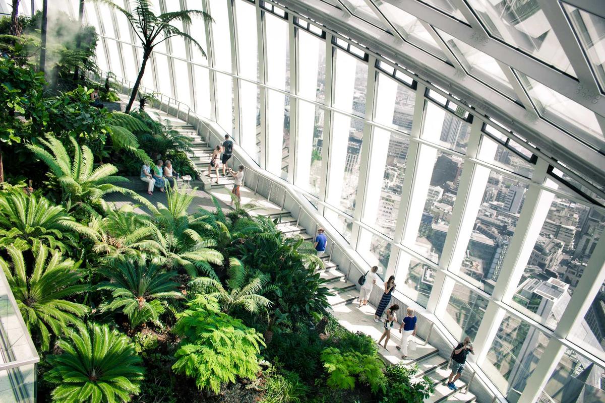 Le gratte ciel de Sky Garden au coeur de la City