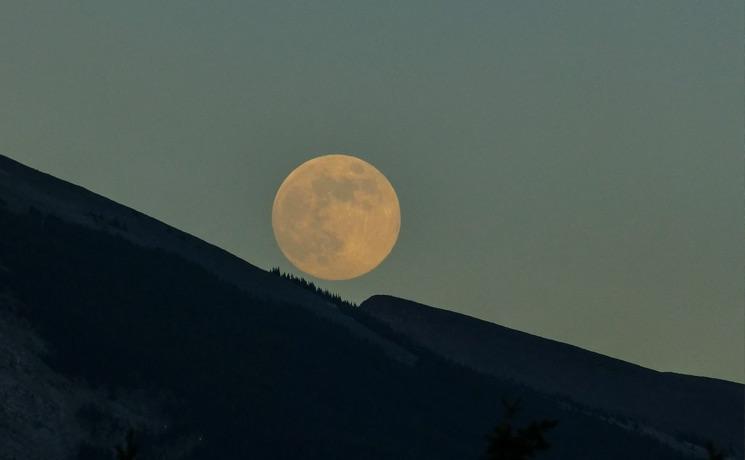 Vue sur la super moon