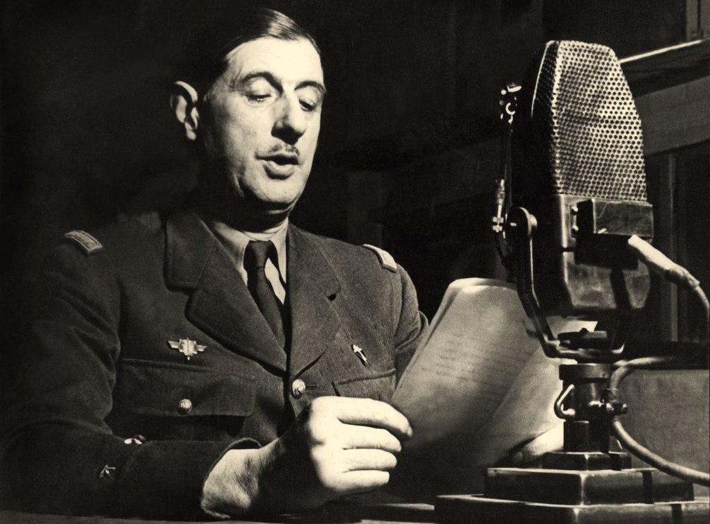 Charles De Gaulle au micro de la BBC