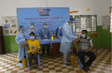 Vaccination au Cambodge