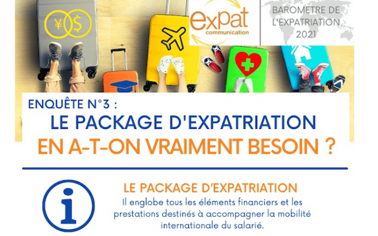 Une infographie sur le package d'expatriation