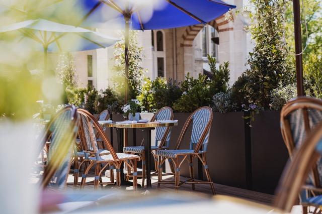 Terrasse chez Vranken Pommery Monopole à Reims