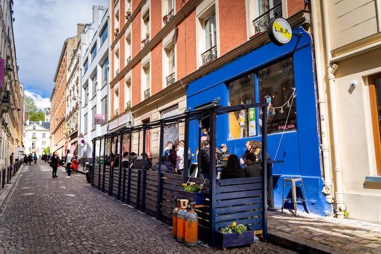 La terrasse de LBF à Paris