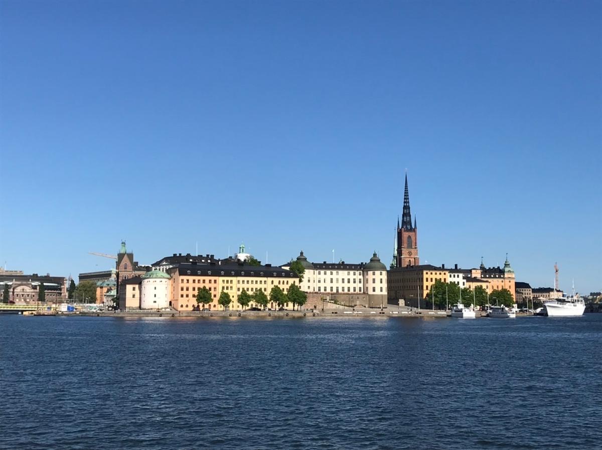 Vue de Stockholm, ville minute