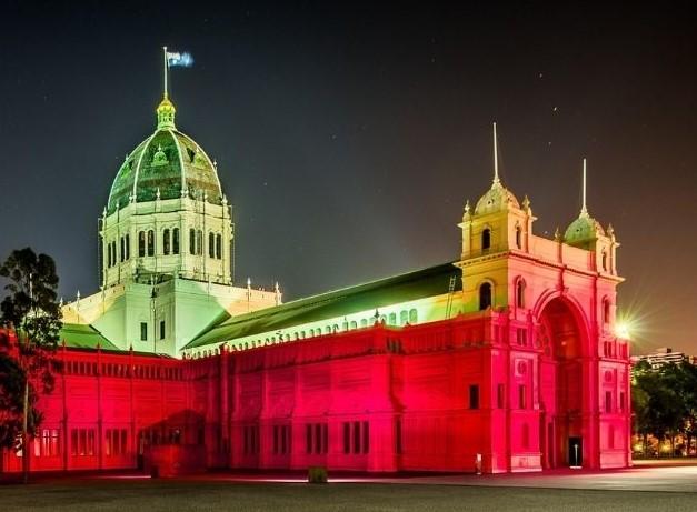 Le musée de Melbourne vu de l'extérieur