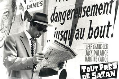 Jean-Paul Belmondo dans "À bout de souffle" 