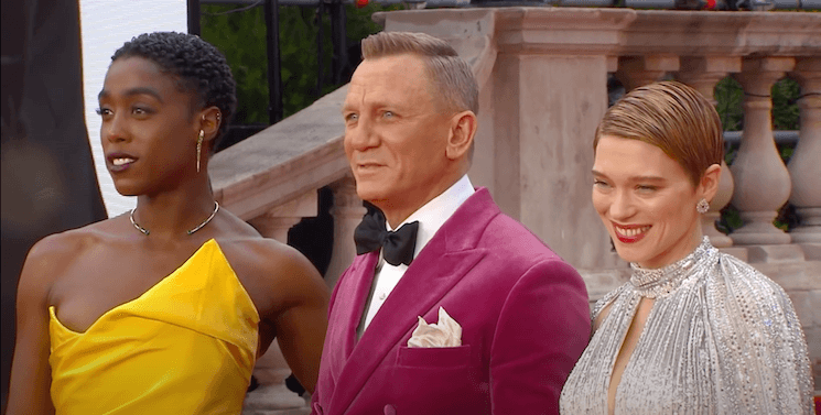 Lashana Lynch, Daniel Craig, Léa Seydoux