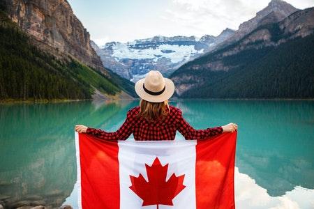 Une touriste au Canada