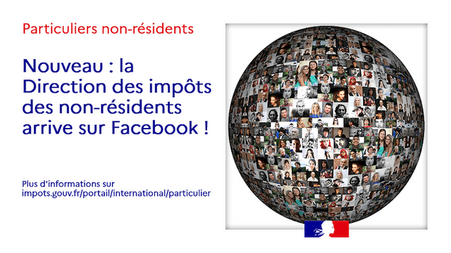 La direction des impôts des non-résidents sur Facebook