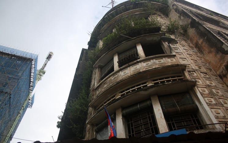 An abandoned school building on Phnom Penh’s Street 144