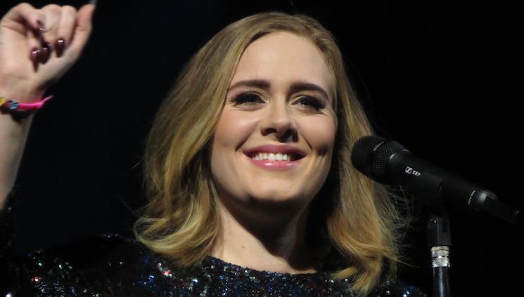 La chanteuse Adele en concert