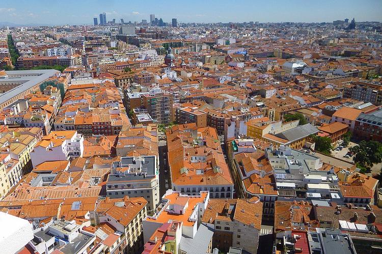 madrid vue du ciel