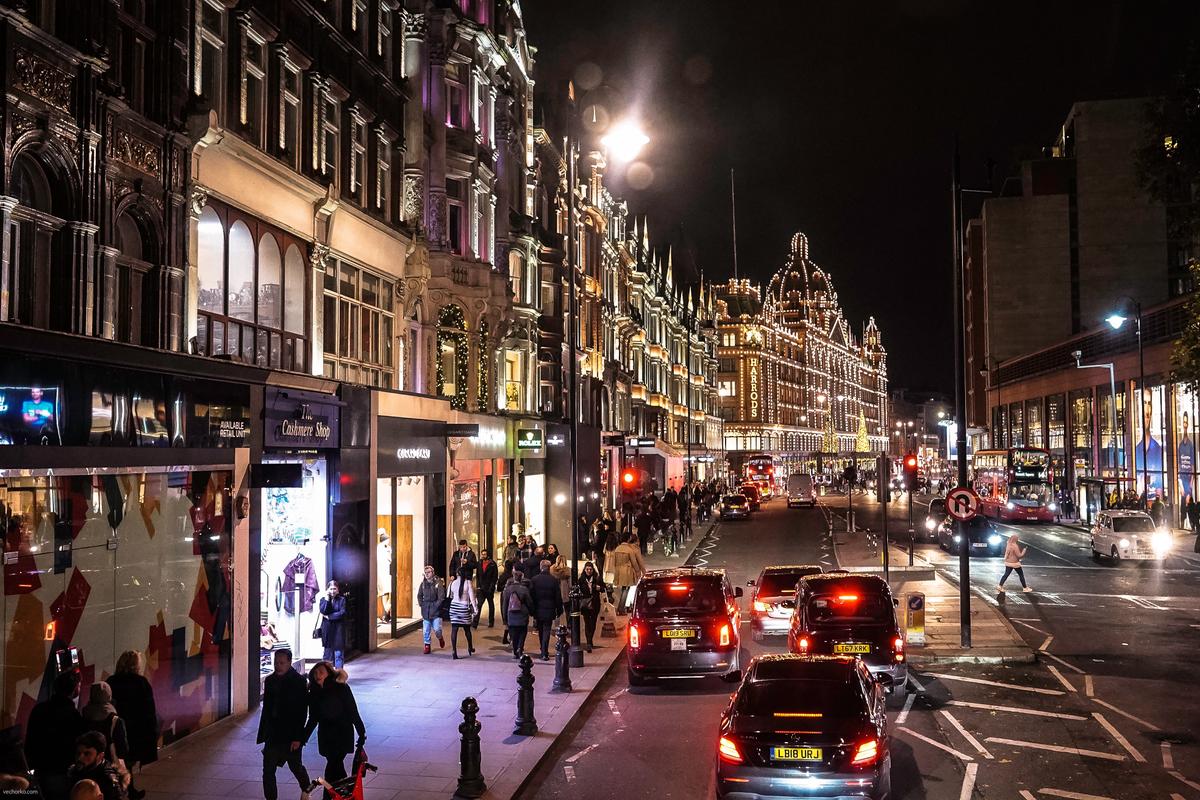 Harrods illuminé