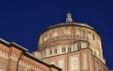 coupole de l'église Santa maria delle grazie