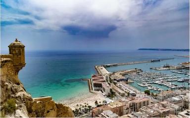 alicante vue mer