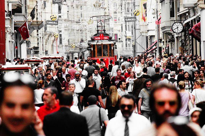 La rue Istiklal à Istanbul