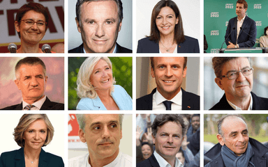 Les candidats à la présidentielle 2022