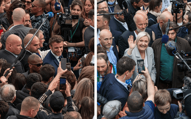 Emmanuel Macron et Marine Le Pen