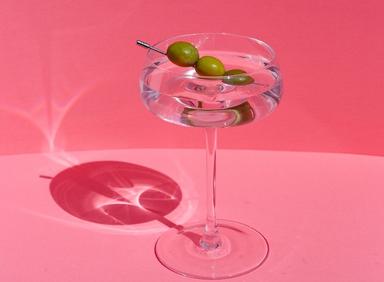 Magnigique cocktail pink martini servi à Londres