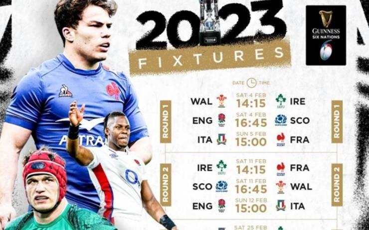 Calendrier du tournoi des six nations en 2023