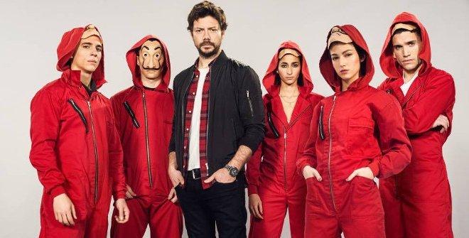 Affiche de la serie la casa de papel