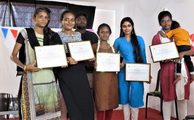 Remise de diplômes au centre LP4Y de Chennai 