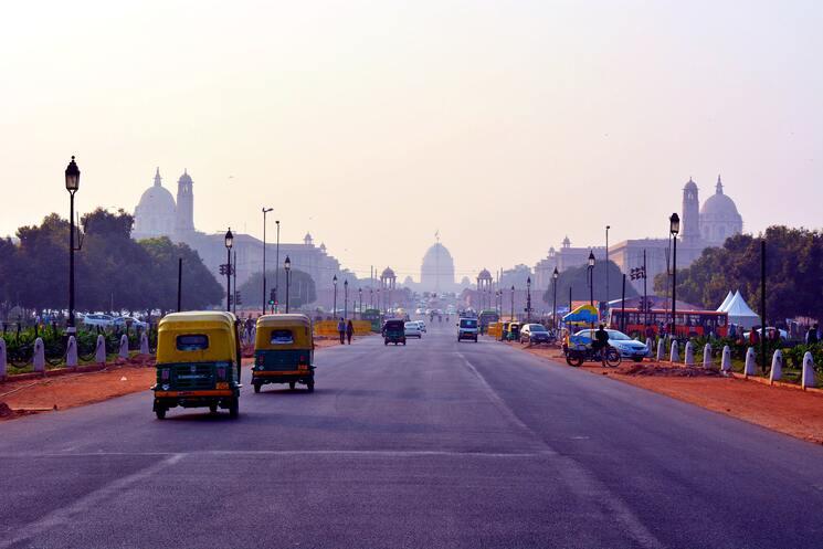 New Delhi Londres en bus