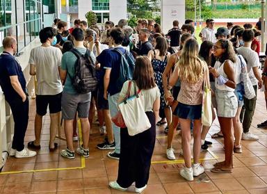 etudiants aux resultats du bac