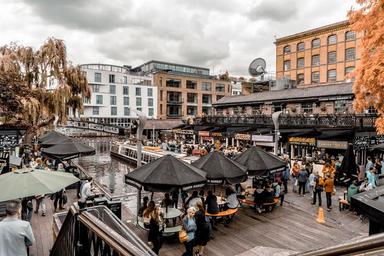 Le quartier de Camden Town à Londres