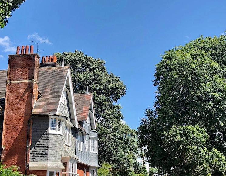 Londres canicule jamais vue belle maison sous la chaleur